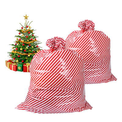 kwaliteit  36x56inch 30 Microns Custom Plastic Gift Bags Christmas Present fabriek