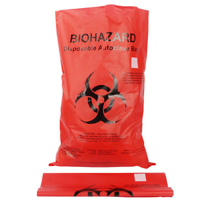 kwaliteit  PP HDPE LDPE Biohazard Plastic Bags For Hospital Medical Waste fabriek