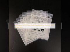 Waterdichte LDPE polyethyleen plastic zakje met ritssluiting voor medicijnen, voor het doseren van pillen