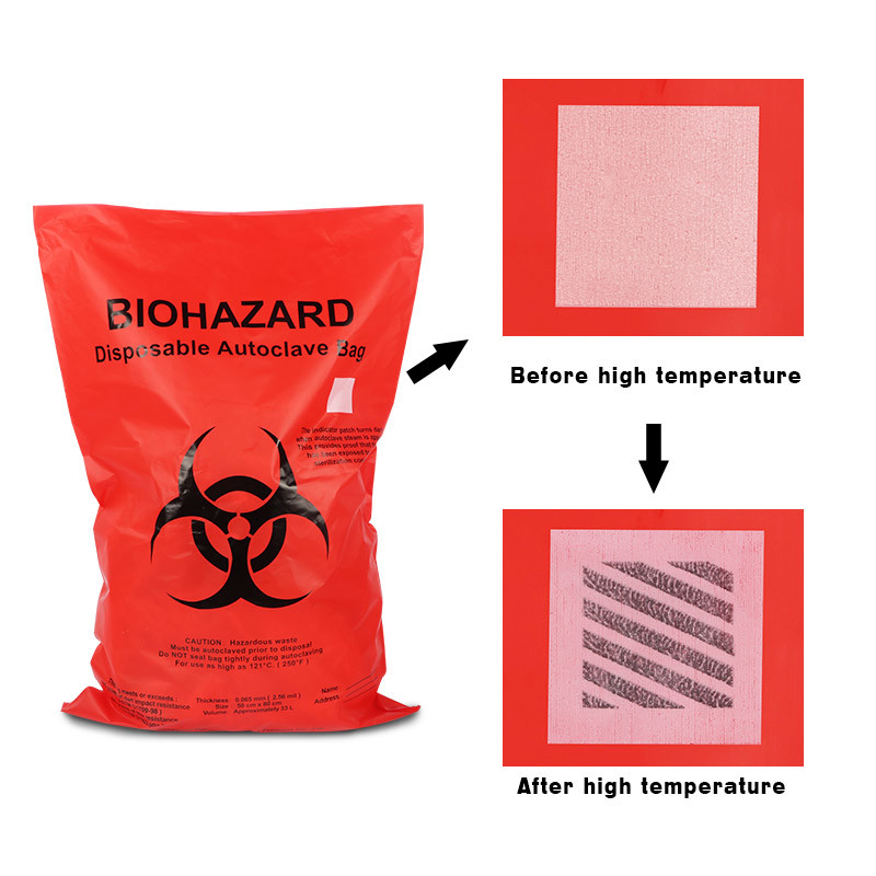 Autoclavable Plastic Zakken van Biohazard