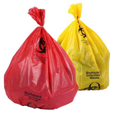 Plastic Voeringen van Biohazard van het goede Kwaliteits de Rode/Gele Medische Afval