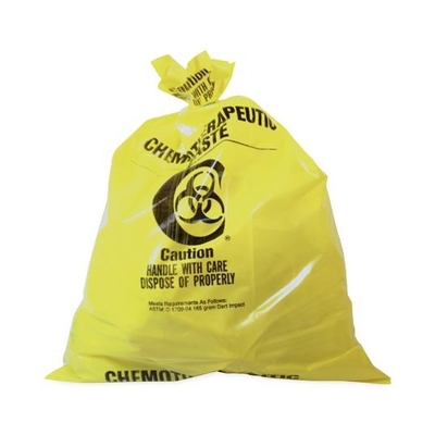 LDPE 2 Sterke Biohazard Gele de Gezondheidszorgzakken van mil voor het Ziekenhuis