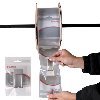 Op Maat Gemaakte LDPE Voorgeopende Zakken op Rol voor Automatische Verpakkingsmachines