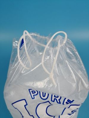Ldpe Plastic Ijszakken met Drawstring, Ijsblokjezakken 1 van de Gewichtskg Capaciteit