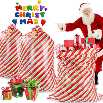 De vochtbestendige LDPE Reuzezakken van de Kerstmisgift met Markeringen