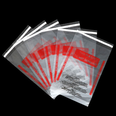 40 Micronldpe Plastic Zelfklevende Zakken met Verstikkingwaarschuwing