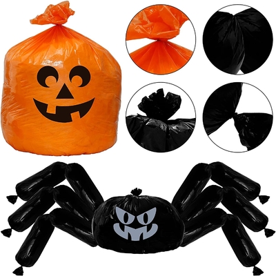 Van de de Spinpompoen van Halloween het Jumbo van het het Gazonblad Decor van de de Zakkenpartij