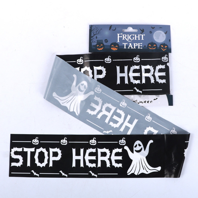 0.1mm LDPE Plastic Voorzichtigheidsband 30ft voor Halloween-Partijdecoratie